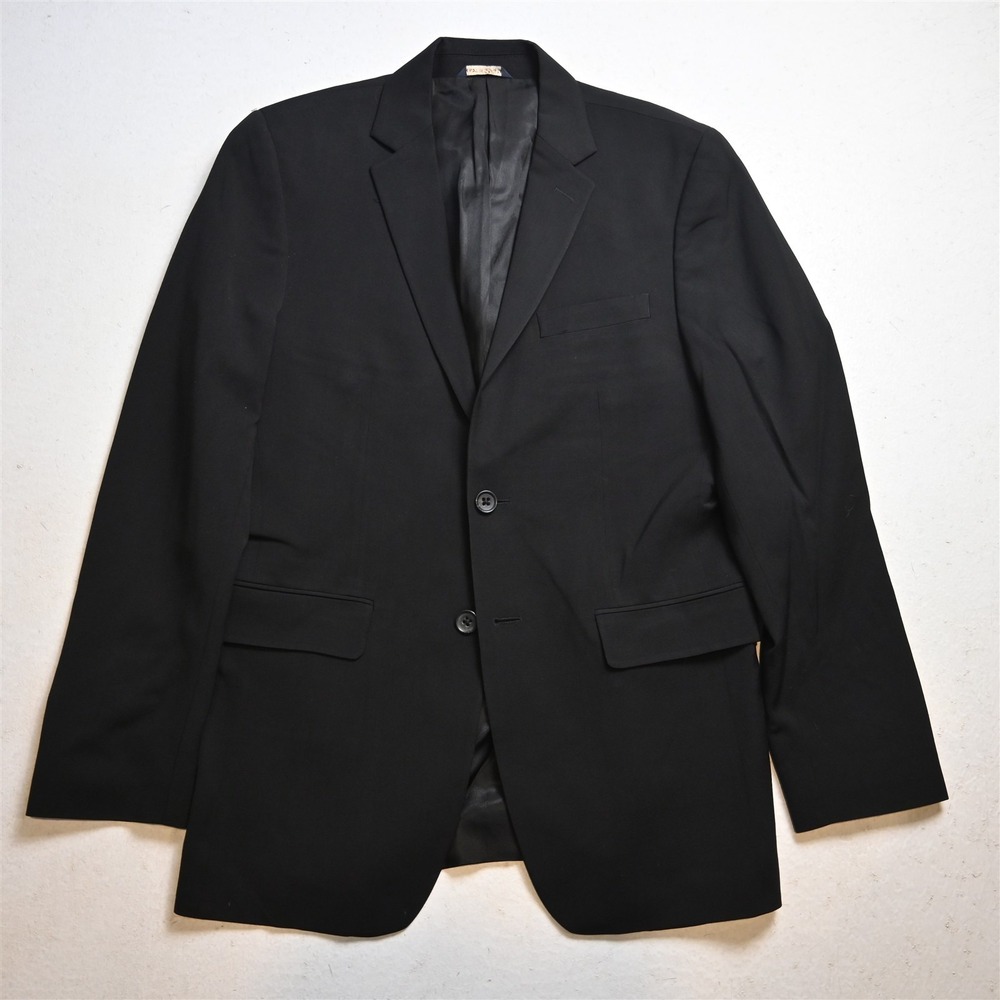 Banana Republic 38R Black Cerruti 100% Wool Tailored 90477 Jacket Sport Coat